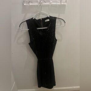 Black Sequin Dress